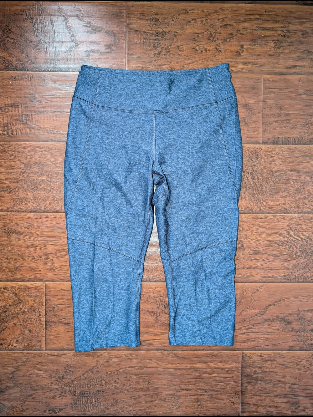 Outdoor Voices Blue Cropped Leggings